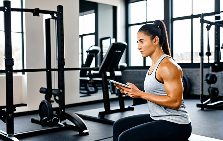 A professional female personal trainer in athletic, modest gym attire, engaging in a one-on-one consultation with a male client. The trainer is leaning slightly forward, listening intently with an empathetic expression, holding a digital tablet. The male client, also in appropriate workout clothing, is seated opposite, speaking calmly and reflectively. Set in a clean, modern, well-lit fitness consultation room with subtle gym equipment in the background. professional photography, high resolution, realistic, perfect anatomy, correct proportions, natural pose, well-formed hands, proper finger count, natural body proportions, fully clothed, modest clothing, appropriate attire, professional dress, safe for work, appropriate content, family-friendly.